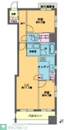 カスタリア人形町の物件間取画像